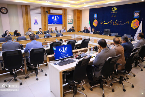 نشست ویژه جشنواره بین‌المللی چندرسانه‌ای میراث‌فرهنگی در استانداری خوزستان