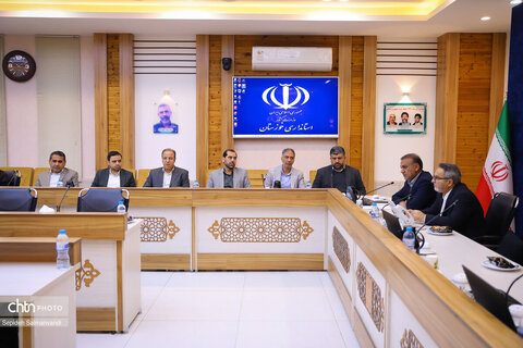 نشست ویژه جشنواره بین‌المللی چندرسانه‌ای میراث‌فرهنگی در استانداری خوزستان