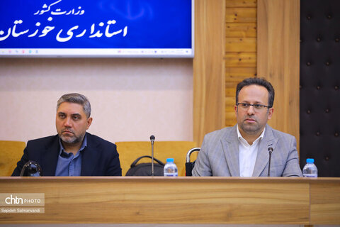 نشست ویژه جشنواره بین‌المللی چندرسانه‌ای میراث‌فرهنگی در استانداری خوزستان