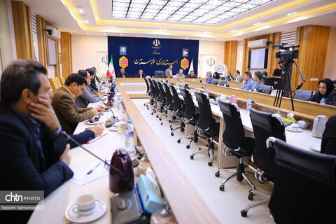 نشست ویژه جشنواره بین‌المللی چندرسانه‌ای میراث‌فرهنگی در استانداری خوزستان