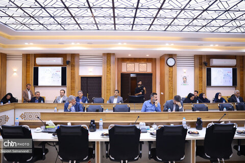 نشست ویژه جشنواره بین‌المللی چندرسانه‌ای میراث‌فرهنگی در استانداری خوزستان