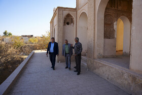 بازدید سرپرست اداره‌کل میراث‌فرهنگی کرمان از ابنیه تاریخی سرآسیاب فرسنگی