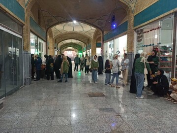 بازارچه صنایع‌دستی حرم جعفر بن موسی الکاظم (ع) پیشوا، مرکز عرضه هنرهای سنتی شهرستان