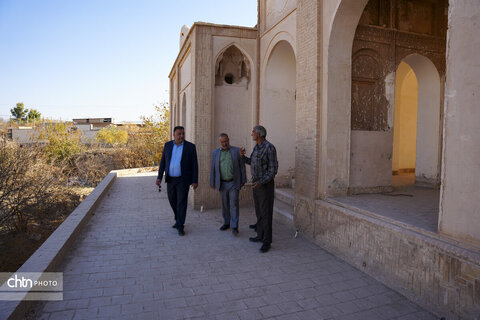 بازدید سرپرست اداره‌کل میراث‌فرهنگی کرمان از ابنیه تاریخی سرآسیاب فرسنگی