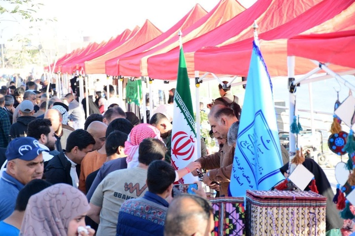 بازتاب نمایشگاه صنایع‌دستی و حضور هنرمندان ایلامی در شبکه تلویزیونی عراق