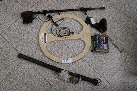 کشف‌وضبط یک دستگاه فلزیاب در شهرستان شهربابک