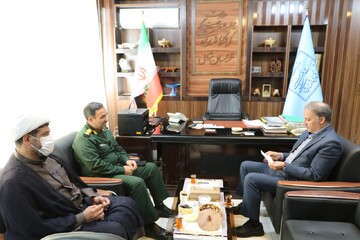 دیدار سرپرست میراث‌فرهنگی خراسان شمالی با رئیس بنیاد حفظ ارزش‌های دفاع مقدس