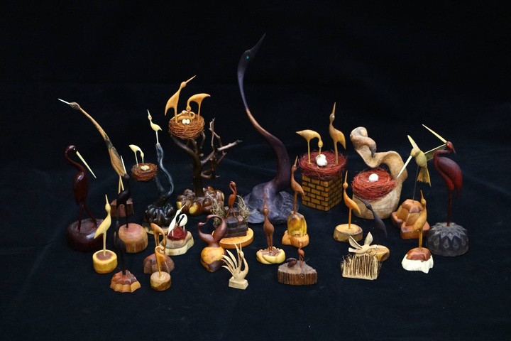 حکایت پرنده‌های روی چوب؛ روایت هنرمند مازنی که با دورریزه‌ها مجسمه می‌سازد