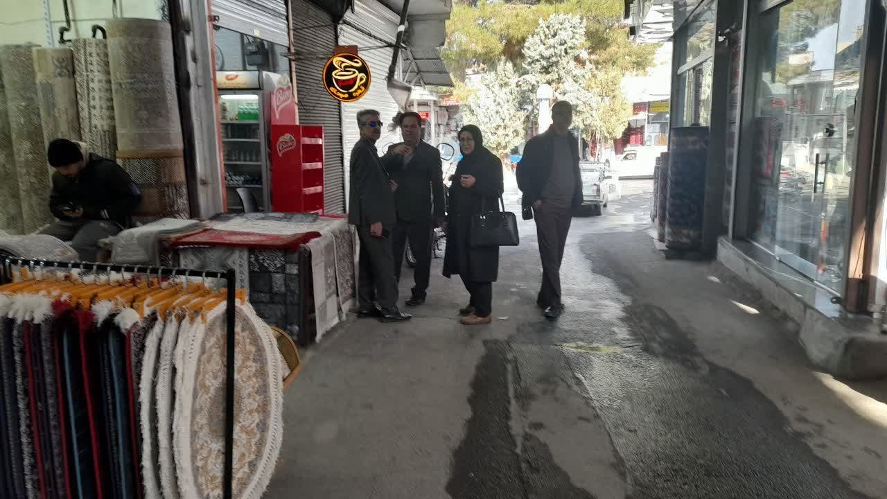 بازدید معاون میراثفرهنگی همدان از بافت تاریخی ملایر