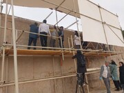 نمایش کتیبه سه‌زبانه داریوش اول در نوروز ۱۴۰۵ در تخت جمشید