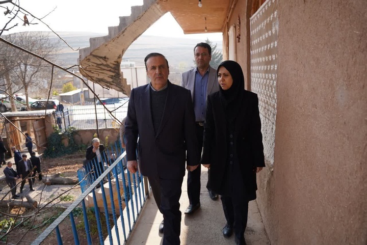 بازدید استاندار قزوین از اقامتگاه بوم‌گردی «قلعه عقاب‌ها» در دیکین الموت