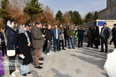بازدید اعضاء نشست کمیته دائمی امور سیاسی مجمع مجالس آسیایی (APA) حاضر در مشهد از مجموعه فرهنگی تاریخی فردوسی