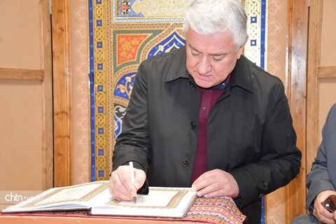 بازدید اعضاء نشست کمیته دائمی امور سیاسی مجمع مجالس آسیایی (APA) حاضر در مشهد از مجموعه فرهنگی تاریخی فردوسی