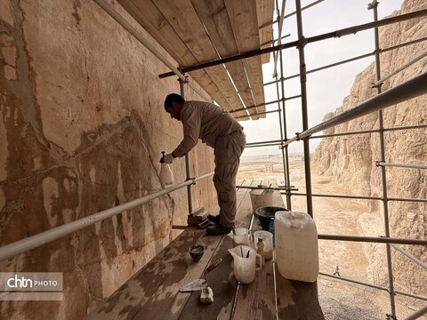 خبرنگاران در تخت جمشید