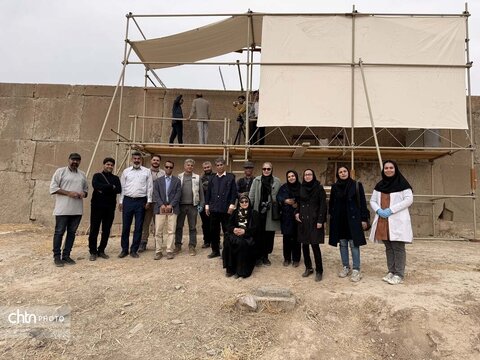 خبرنگاران در تخت جمشید