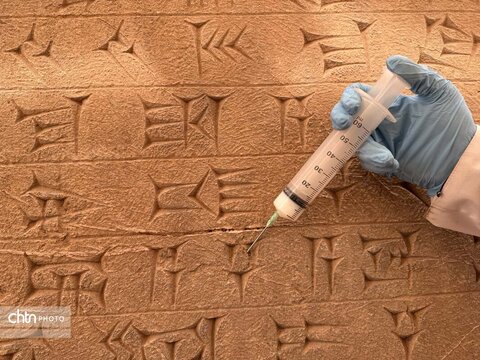 خبرنگاران در تخت جمشید