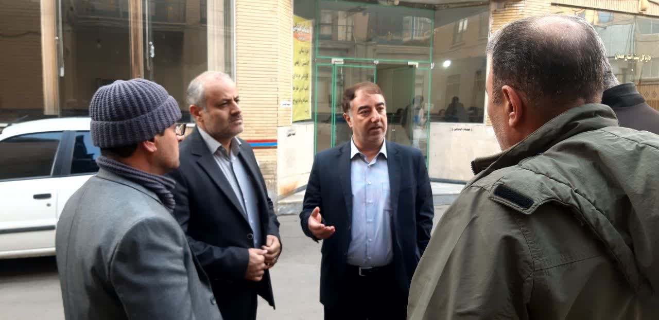 بازدید مدیرکل میراثفرهنگی استان از ساختمان پست همدان