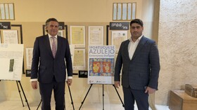 نمایشگاه کاشی پرتغالی آزولژو با حضور کاردار سفارت پرتغال افتتاح شد