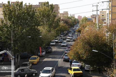 روز های آخر پاییز در تبریز