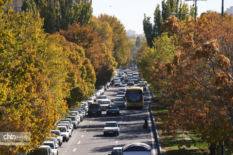 روز های آخر پاییز در تبریز