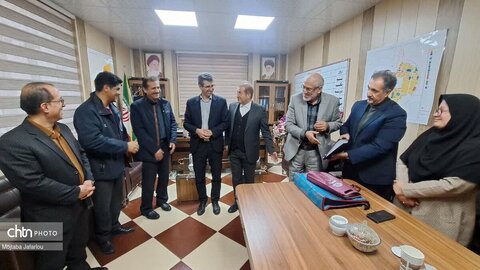 آیین تودیع و معارفه مدیر پایگاه میراث جهانی گنبدسلطانیه