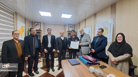 آیین تودیع و معارفه مدیر پایگاه میراث جهانی گنبدسلطانیه