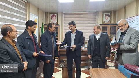 آیین تودیع و معارفه مدیر پایگاه میراث جهانی گنبدسلطانیه