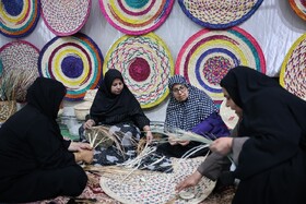 اولین نمایشگاه صنایع دستی حصیری وابسته به نخل جنوب کشور