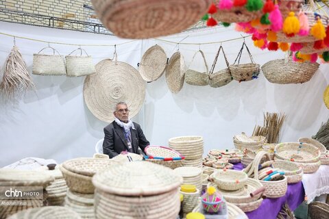 اولین نمایشگاه صنایع دستی حصیری وابسته به نخل جنوب کشور