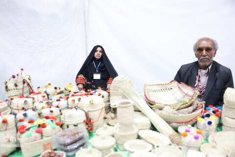 اولین نمایشگاه صنایع دستی حصیری وابسته به نخل جنوب کشور