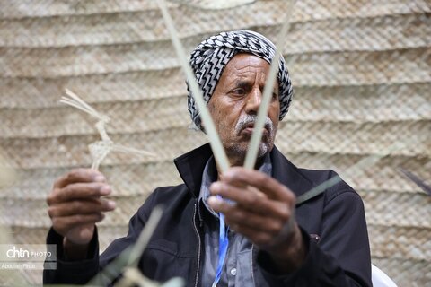 اولین نمایشگاه صنایع دستی حصیری وابسته به نخل جنوب کشور