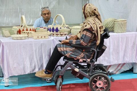 اولین نمایشگاه صنایع دستی حصیری وابسته به نخل جنوب کشور