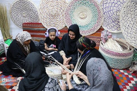 اولین نمایشگاه صنایع دستی حصیری وابسته به نخل جنوب کشور