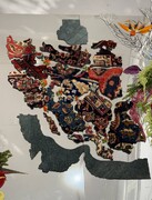 تلفیق هنر دستبافت و آینه در «آیینه نگار» سعدآباد/ ققنوس ایرانی بر نقشه دستبافته‌های اصیل می‌درخشد