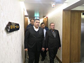 بازدید مدیرکل اداره نظارت و ارزیابی خدمات گردشگری وزارت میراث فرهنگی، گردشگری و صنایع دستی از آخرین اقدامات بازسازی و بهسازی هتل لاله تهران