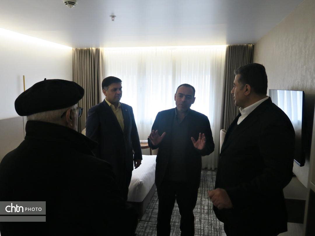 بازدید مدیرکل اداره نظارت و ارزیابی خدمات گردشگری وزارت میراث فرهنگی، گردشگری و صنایع دستی از آخرین اقدامات بازسازی و بهسازی هتل لاله تهران