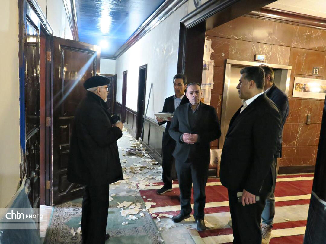 بازدید مدیرکل اداره نظارت و ارزیابی خدمات گردشگری وزارت میراث فرهنگی، گردشگری و صنایع دستی از آخرین اقدامات بازسازی و بهسازی هتل لاله تهران