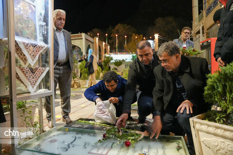 تجدید میثاق مدیرکل امور استان‌های وزارت میراث‌فرهنگی با آرمان‌های شهید حاج قاسم سلیمانی