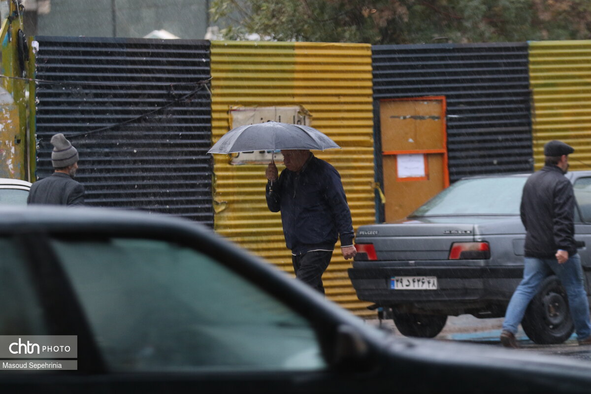 بارش باران در تبریز