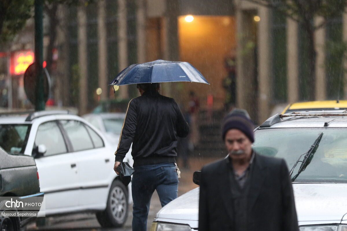 بارش باران در تبریز