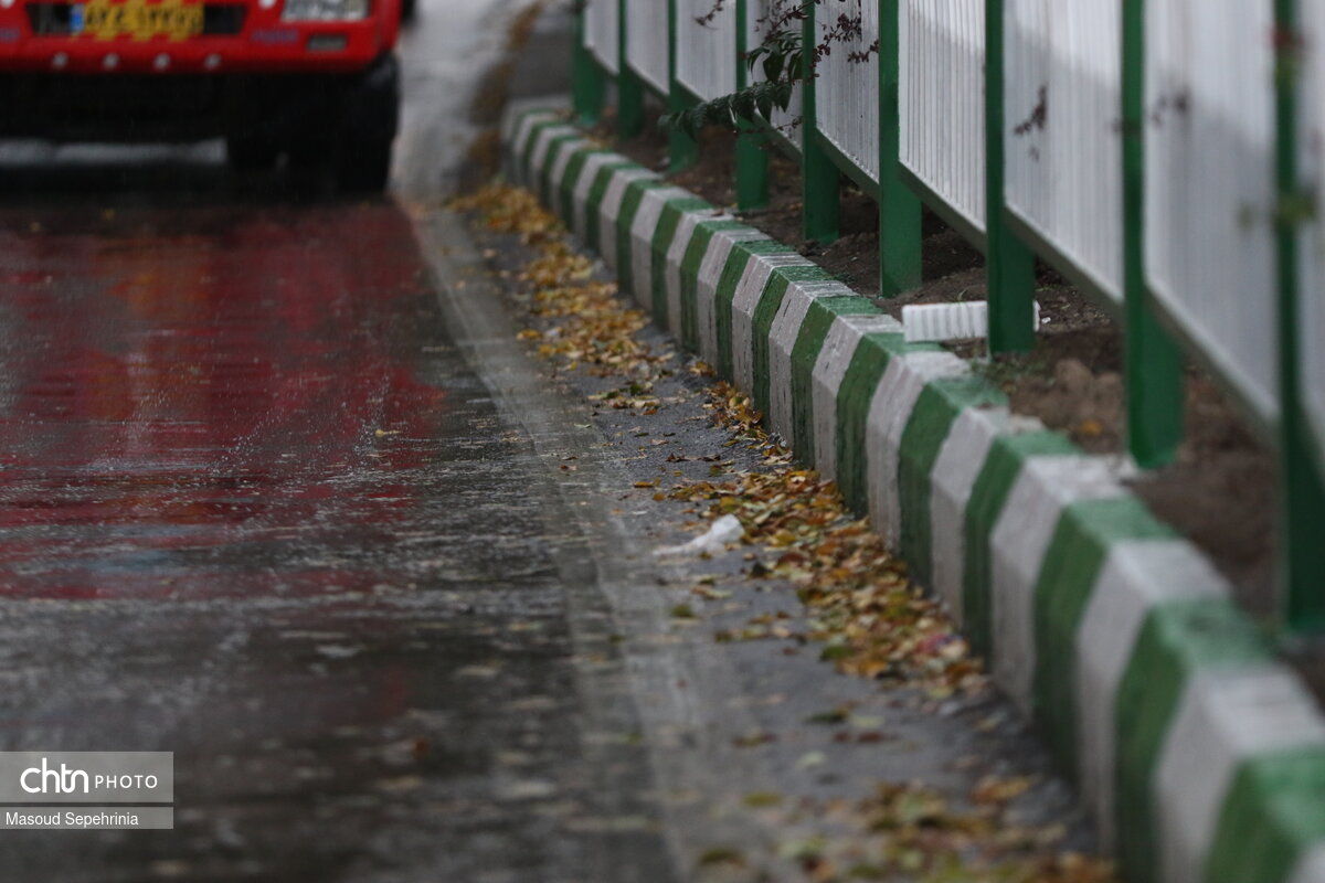 بارش باران در تبریز