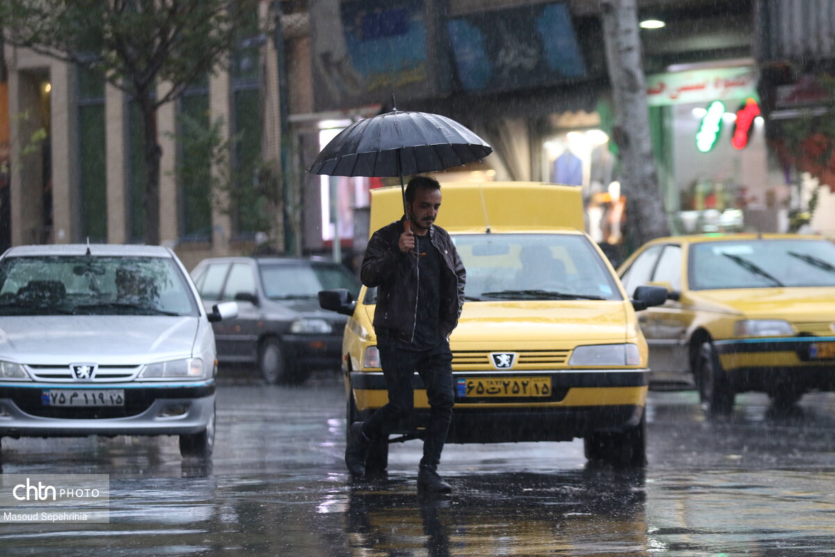 بارش باران در تبریز