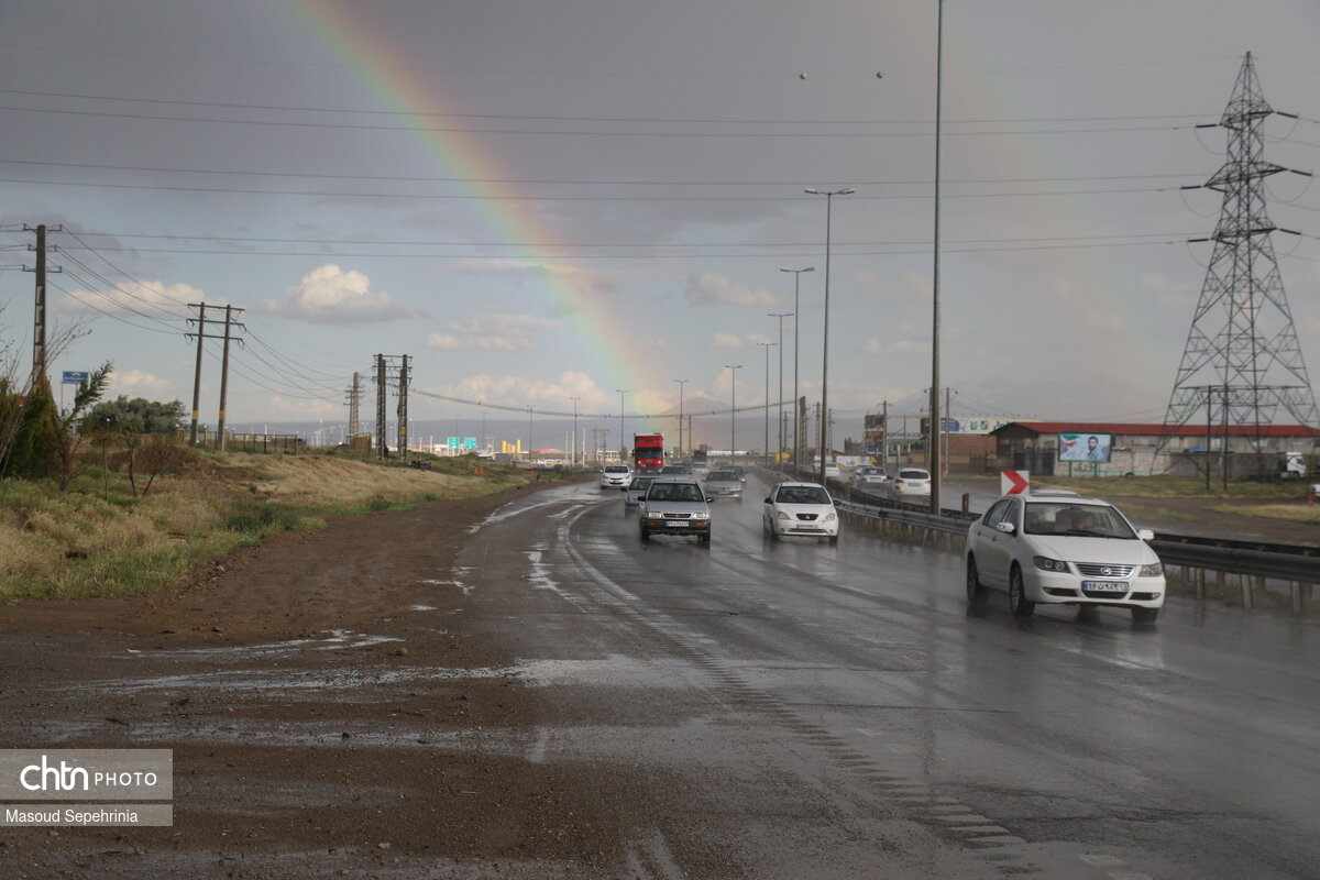 بارش باران در تبریز