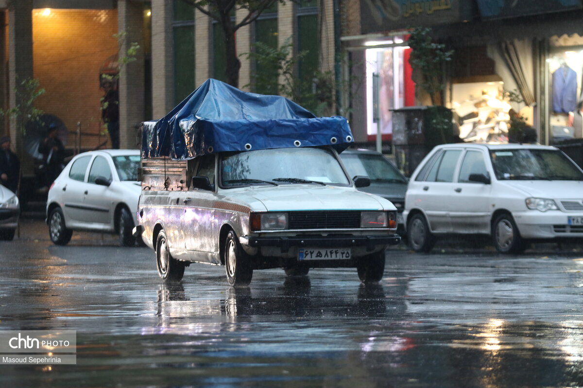 بارش باران در تبریز