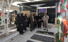 ادای احترام پرسنل میراث فرهنگی سیستان وبلوچستان به مقام شامخ شهدا و مادران آسمانی به مناسبت هفته گرامیداشت مقام مادر