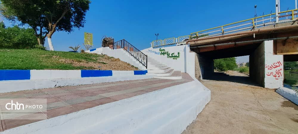 ساحل رودخانه شاوور در شوش آماده پذیرایی از گردشگران شد