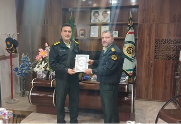 تجلیل از فرمانده انتظامی جوانرود به پاس همکاری در صیانت از میراث فرهنگی
