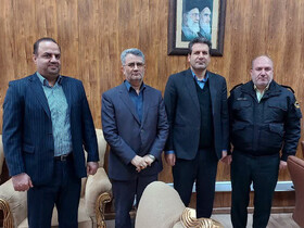 دیدار مدیرکل میراث‌فرهنگی قم با فرمانده یگان حفاظت میراث‌فرهنگی کشور