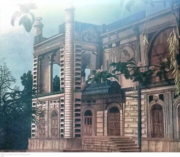 خلق اثر نقاشی از کاخ‌موزه باغچه‌جوق ماکو در پارک امام(ره)