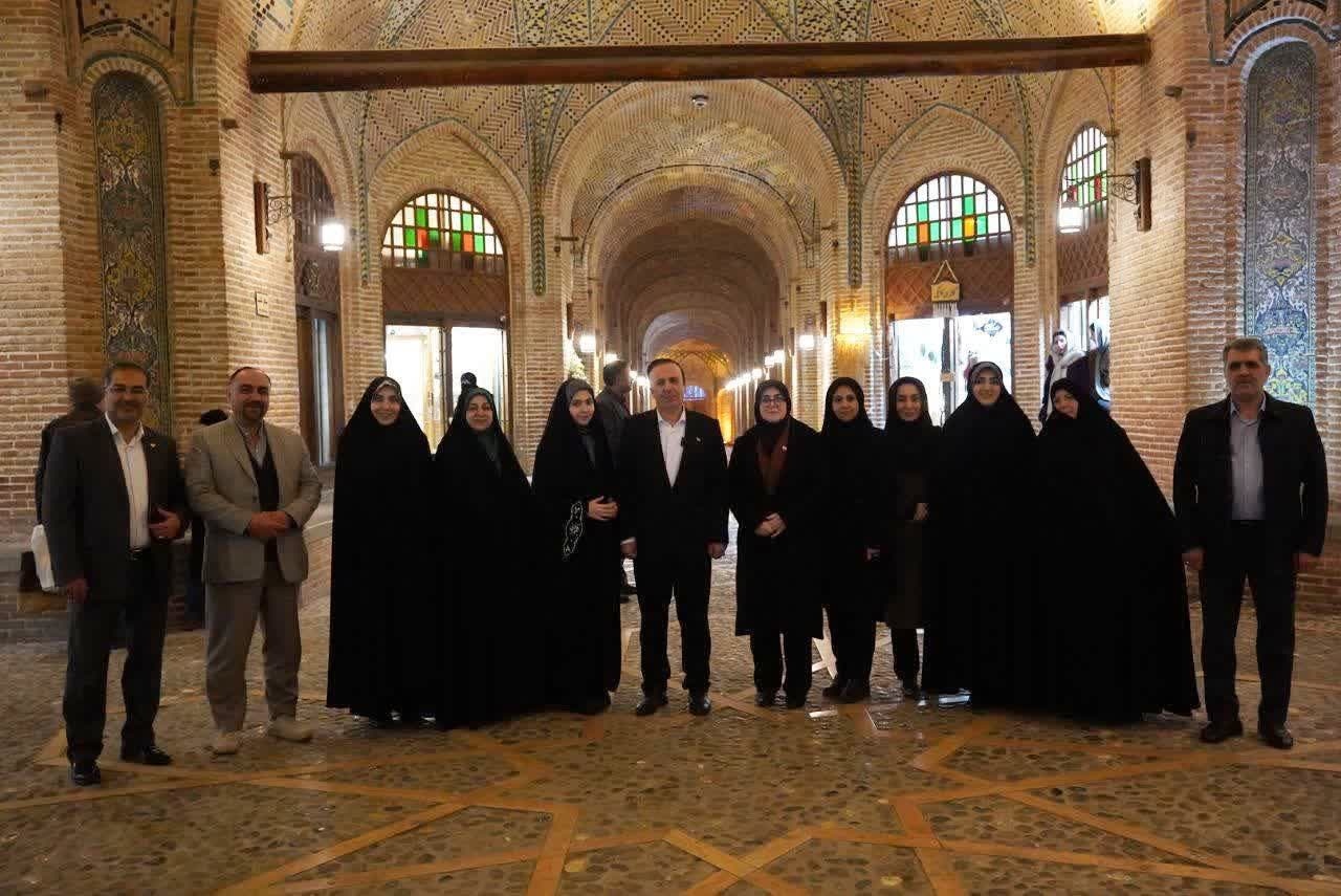 بازدید سخنگوی دولت از کاروانسرای جهانی سعدالسلطنه قزوین